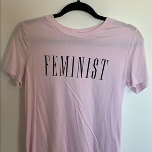 Light Pink Feminist Top
